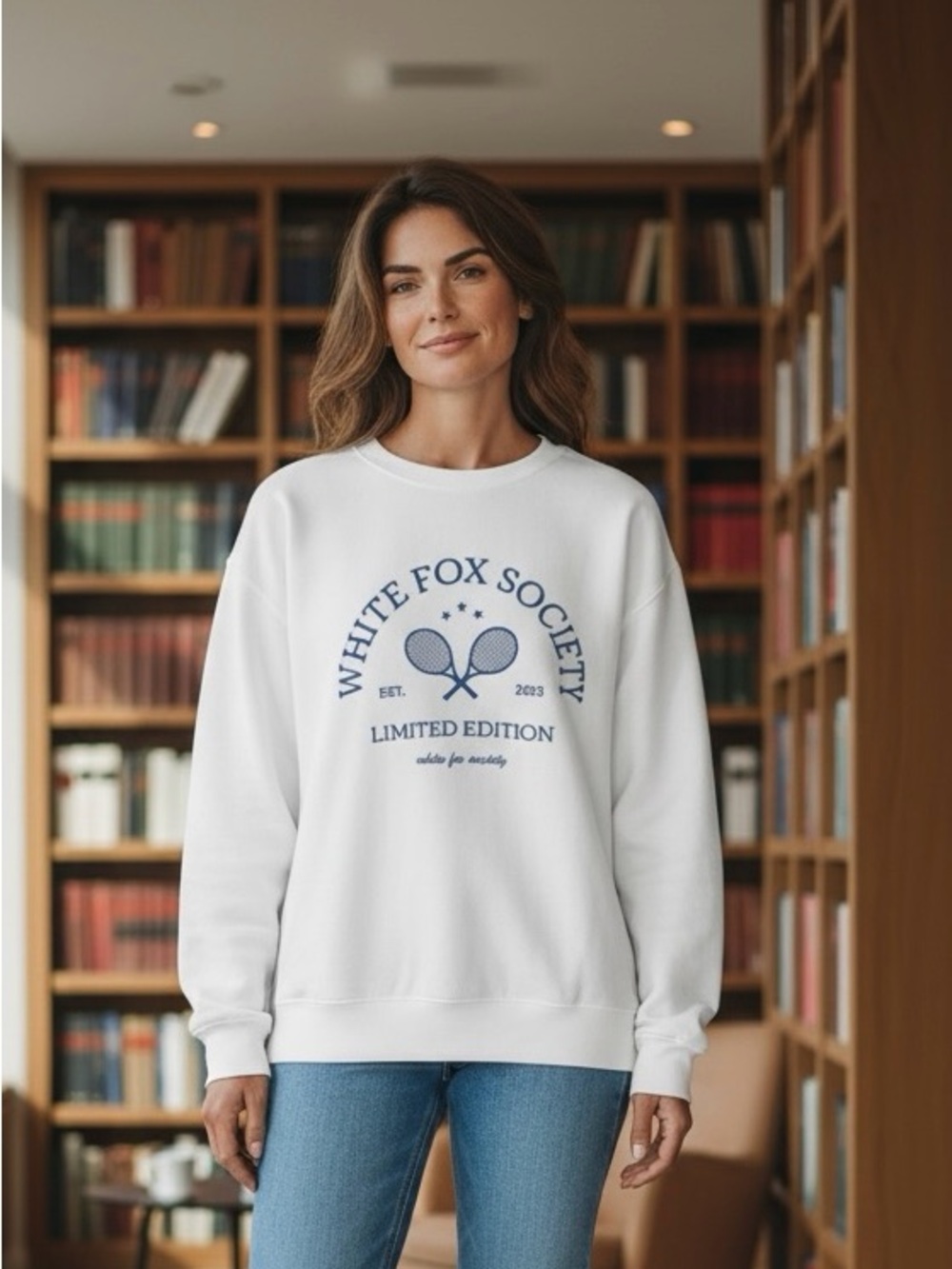 White Fox Society Limited Edition - Size M/L Crewneck